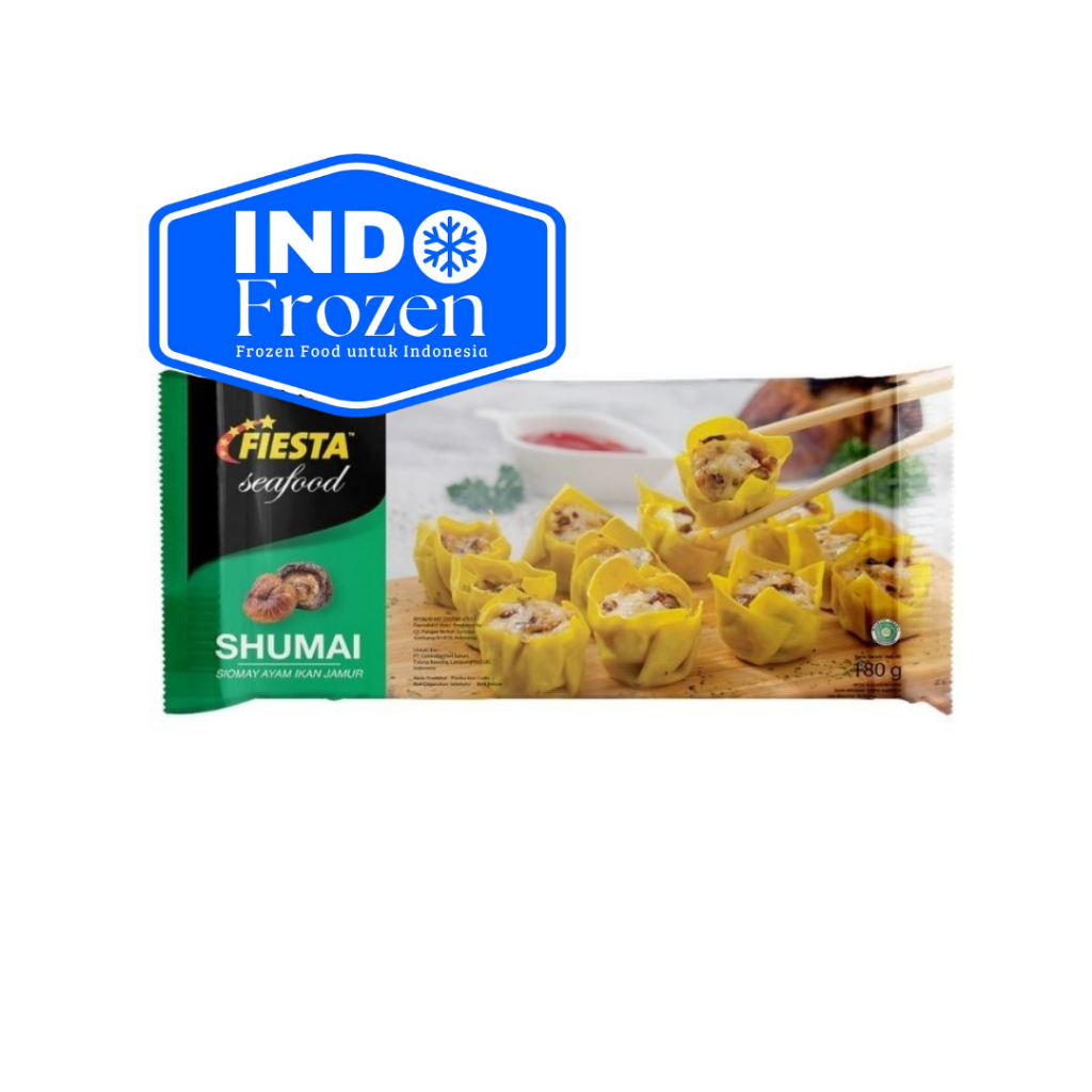 

FIESTA SEAFOOD SIOMAY AYAM IKAN JAMUR 180GR SHUMAI DIMSUM ISI 10