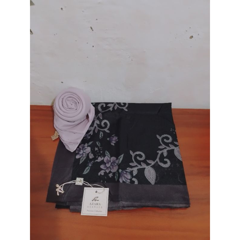 Jilbab segi empat oskara premium Azzahra motif