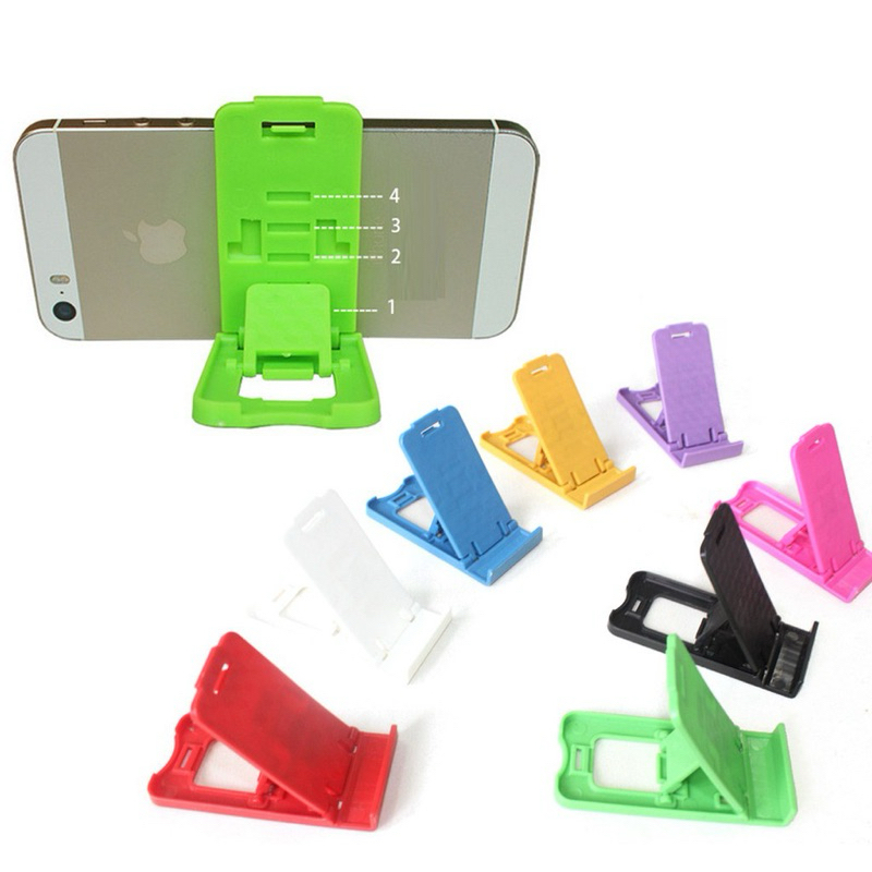 HOLDER STAND HP LIPAT WARNA WARNI Dudukan Sandaran Handphone Lipat Kartu/ Holder Hp Meja Card Phone 