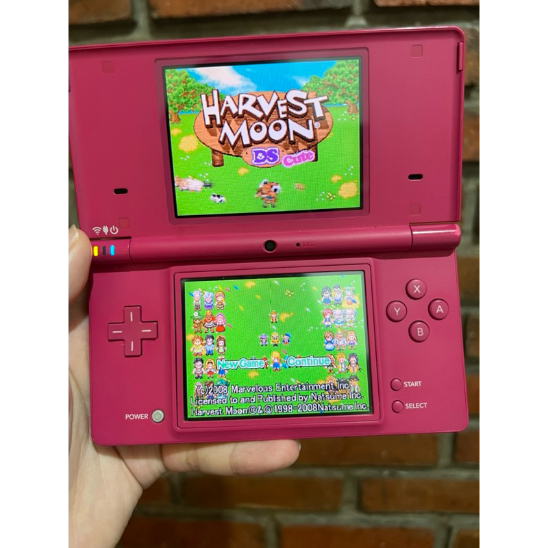 Nintendo DSi Pink + 90 games ✨ Harvest Moon, Pokemon, Kingdom Hearts, Tamagotchi, Kirby, Super Mario