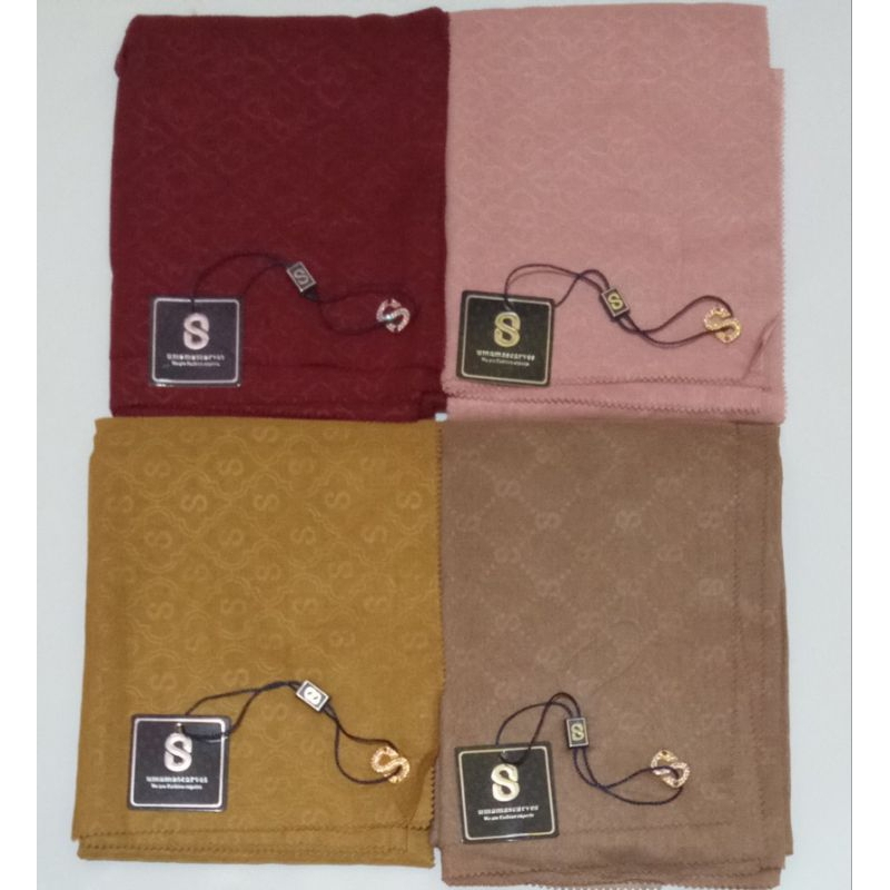 Umama scarves monogram emboss