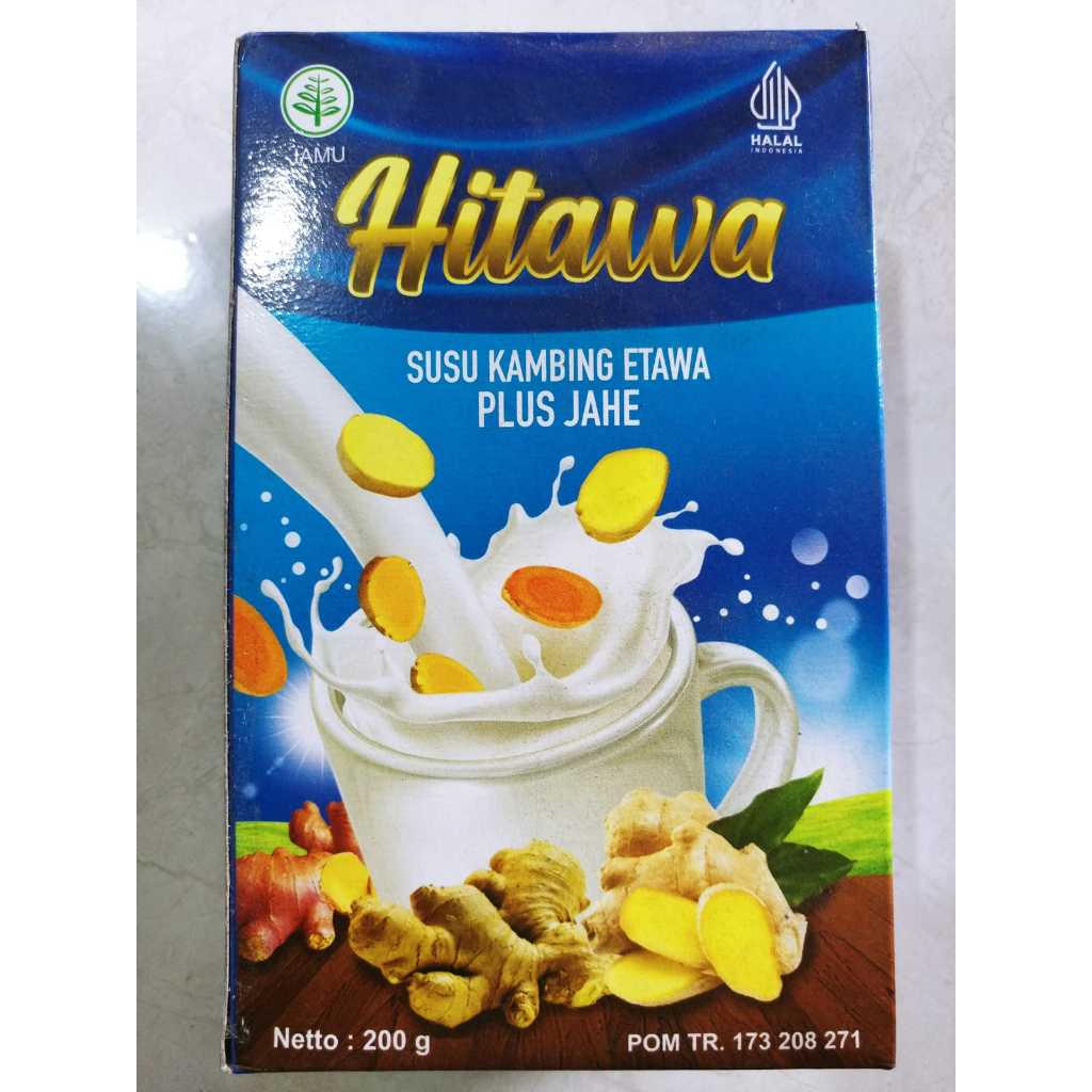 

1Pcs Hitawa Susu Kambing + Jahe + Kunyit + Temulawak Hitawa Bubuk 200G