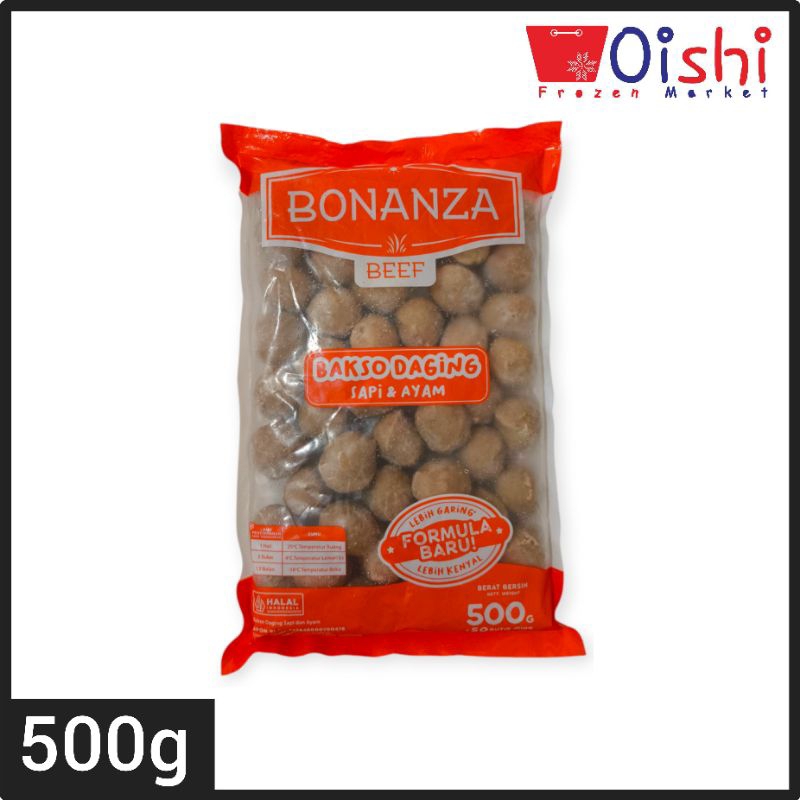 

Bonanza Bakso Baso Sapi dan Ayam AB10 (isi 50pcs) 500g Kualitas Premium