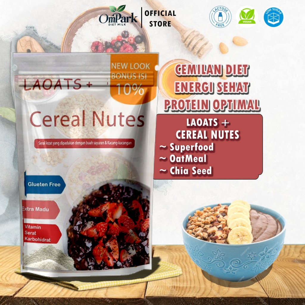 

Sereal Diet Makanan Diet Rendah Kalori Pengganti Makan Susu Diet Pelangsing Penurun Berat Badan Cereal Diet Laoats