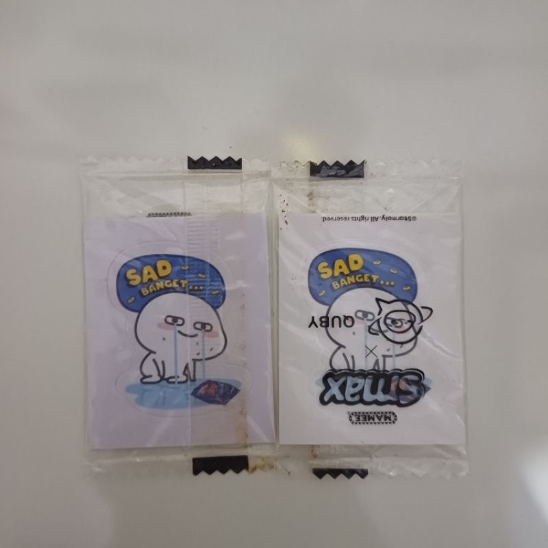 

Sticker hadiah jajan smax