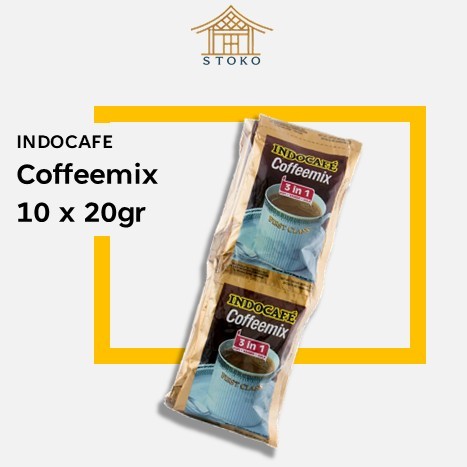 

Kopi Sachet Instant Indocafe Coffeemix 3 in 1 renceng