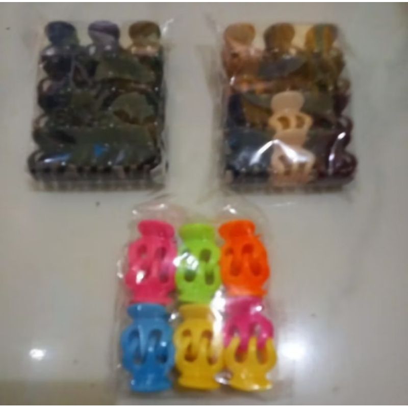 Jepit Rambut Jedai Mini Warna Warni Ukuran 2 cm isi 1 pcs Jedai