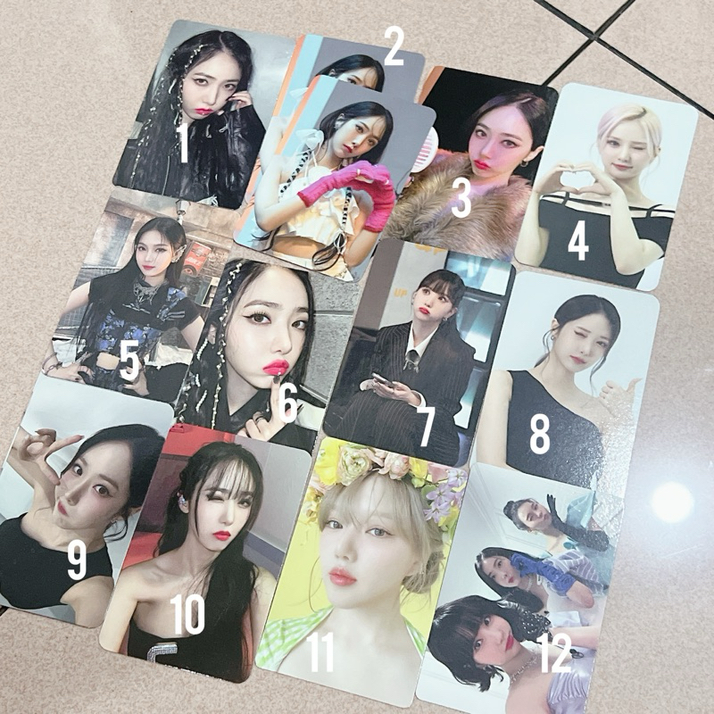 READY STOCK - PHOTOCARD OFFICIAL VIVIZ SINB EUNHA YERIN ISA STAYC