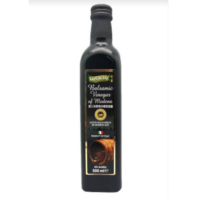 

SAPORITO BALSAMIC VINEGAR OF MODENA (CUKA BALSAMIC HALAL) 500 ML