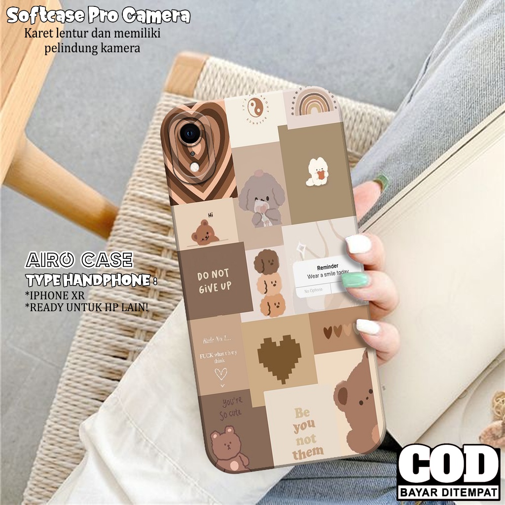 Case IPHONE XR - Softcase Pro Camera - Casing IPHONE XR - Fashion Case AESTHETIC - Silikon IPHONE XR