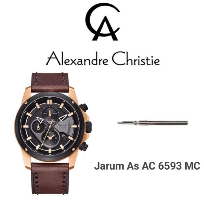 Jarum As/ Stem Jam Tangan Alexandre Christie Type AC 6593 MC Original
