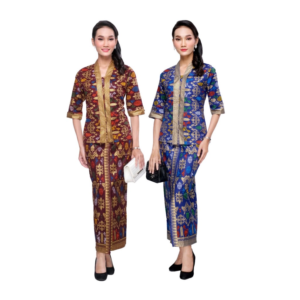 Setelan Kebaya Pramugari Batik Santika