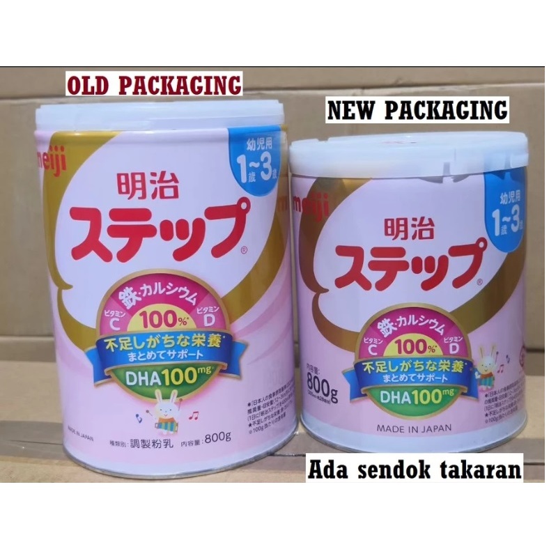 Meiji STEP Milk Powder 800gr Original Japan Susu Formula Jepang 800gr