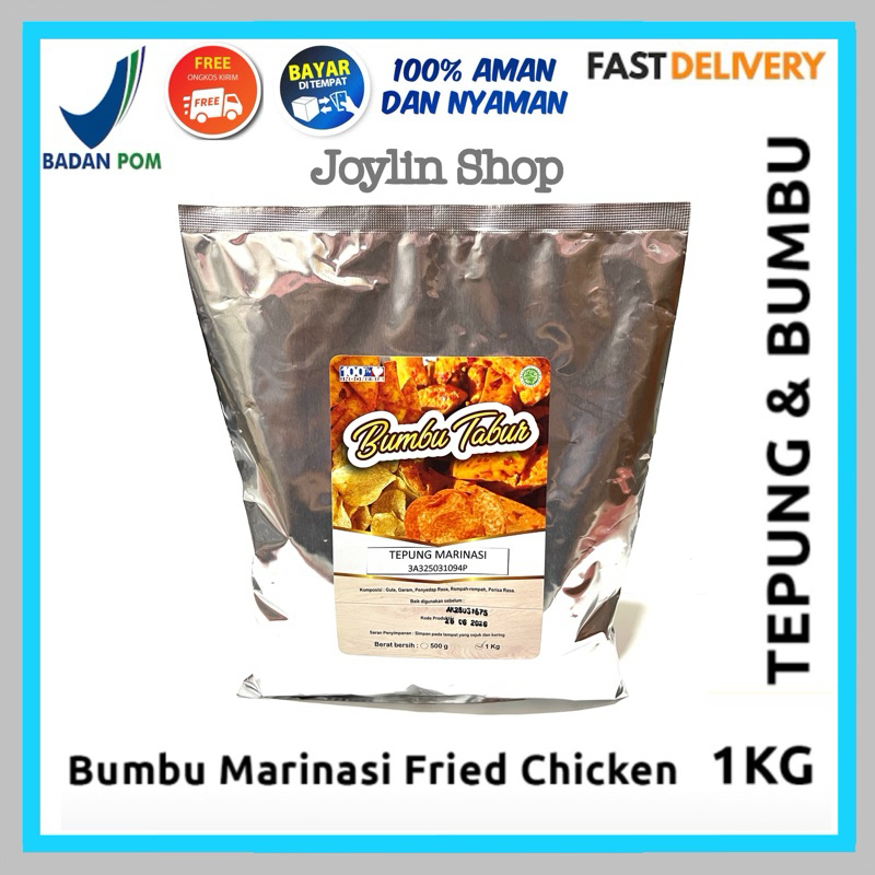 

Bumbu Marinasi Fried chicken Premium 1kg