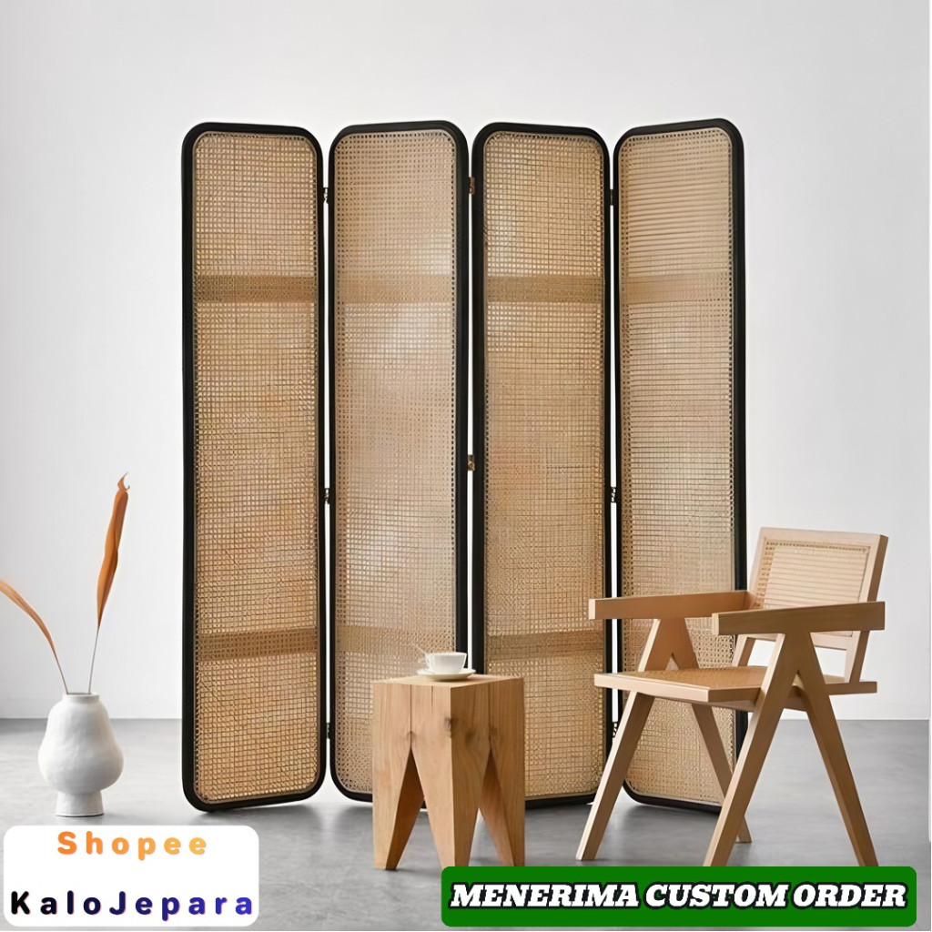 Furniture Sekat Ruang Tamu Bisa Dikirim Ke [ Pontianak ] | Partisi Rotan | Jati Minimalis | Penyekat