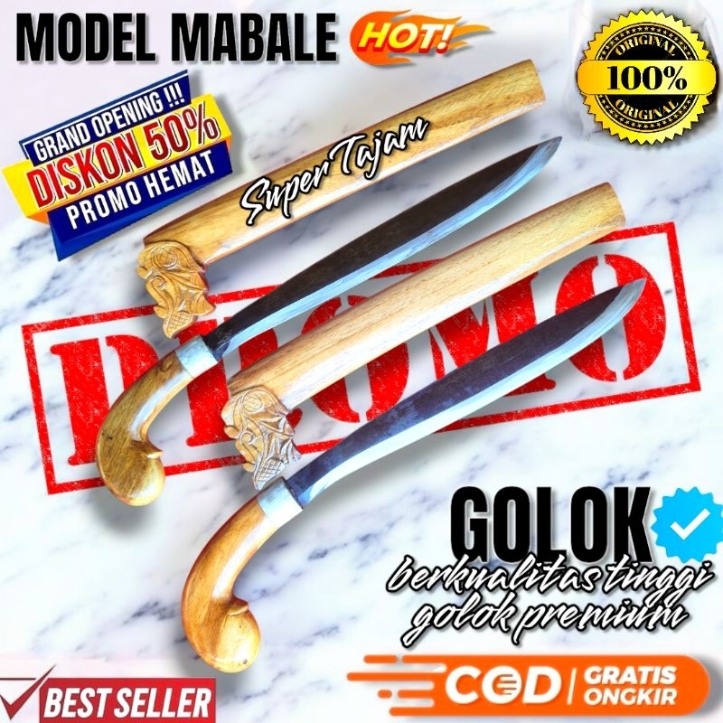 GOLOK PREMIUM TAHAN LAMA BILAHAN GOLOK TEBAS KAYU ULIN TERMURAH HEMAT TERBUAT DARI HASIL TEMPA BAKAR