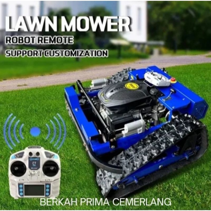 Mesin Potong Rumput Lawn Master Remot Control Golf Taman Mesin Potong Rumput RC Petani Multiguna
