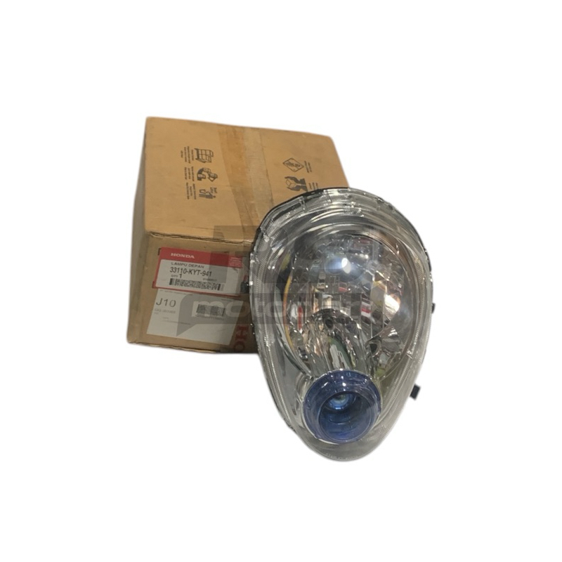 lampu depan scoopy karbu original ahm honda 33110-KYT-941 headlamp reflektor scoopy karbu original a