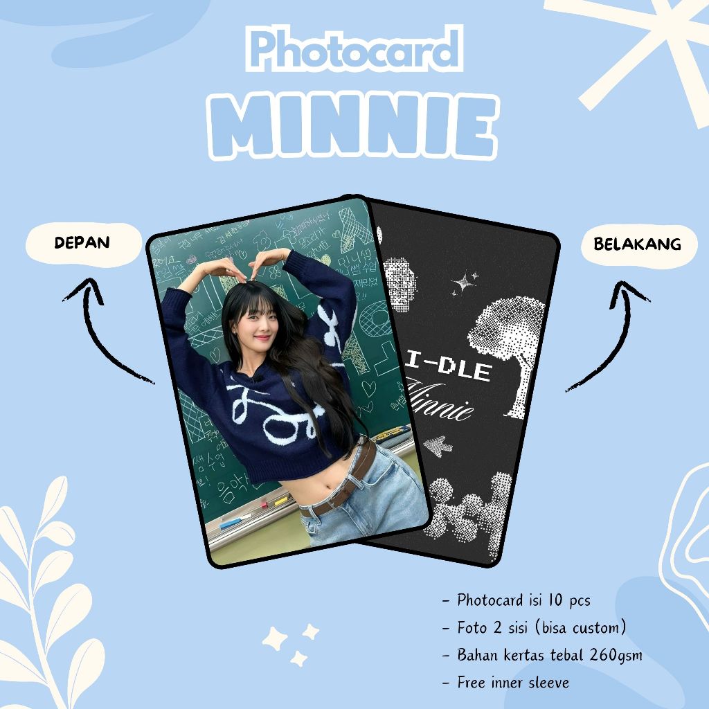 (10 PCS) PHOTOCARD MINNIE G IDLE