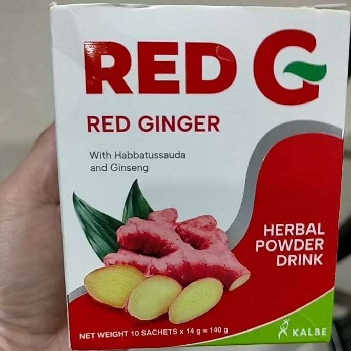 

Red Ginger (Jahe Merah bubuk dengan habbatussauda dan Gingseng made in bintang toejoe)