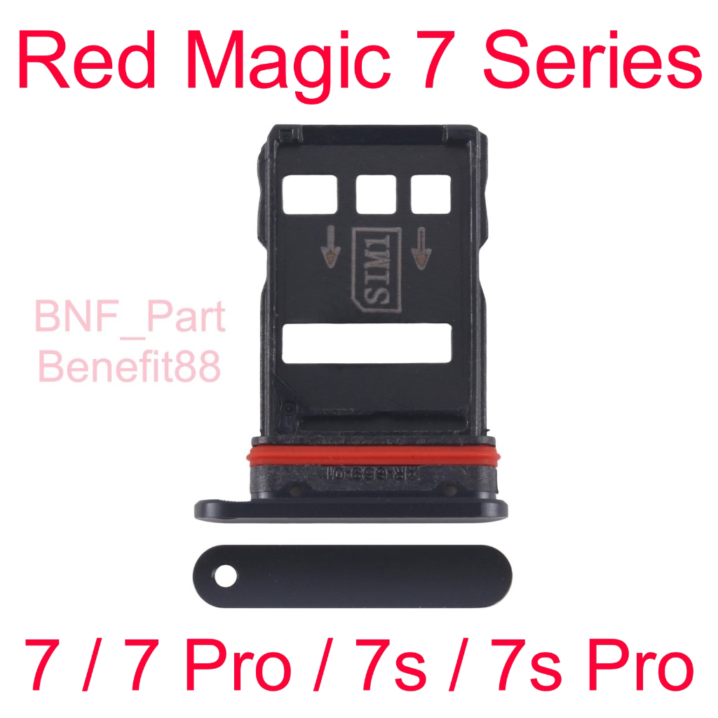 Simtray - Simlock - Sim Tray - Slot Sim - Sim Lock - Nubia Red Magic 7 / Red Magic 7 Pro / Red Magic