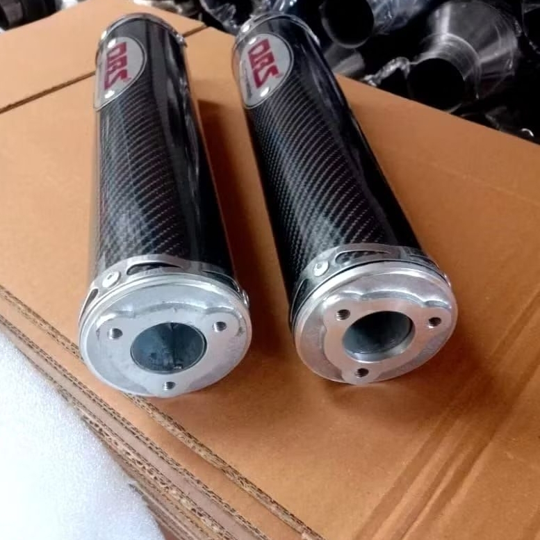 Exhaust racing muffler dbs 2stroke stainless/ exoz/Muffler dbs carbon