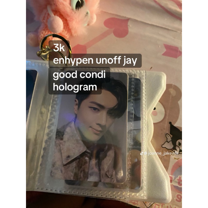 photocard enhypen unoff hologram dan tidak hologram