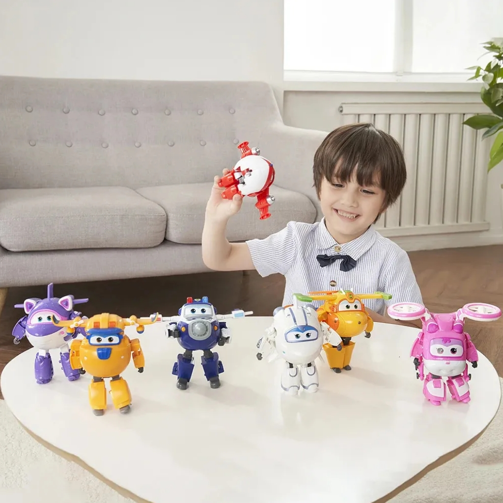 [ BISA COD ] ROBOCAR POLI TRANSFORM CAR (Deformed Robot Figur Amber Helly Bucky Mark Disney Pixar Ca