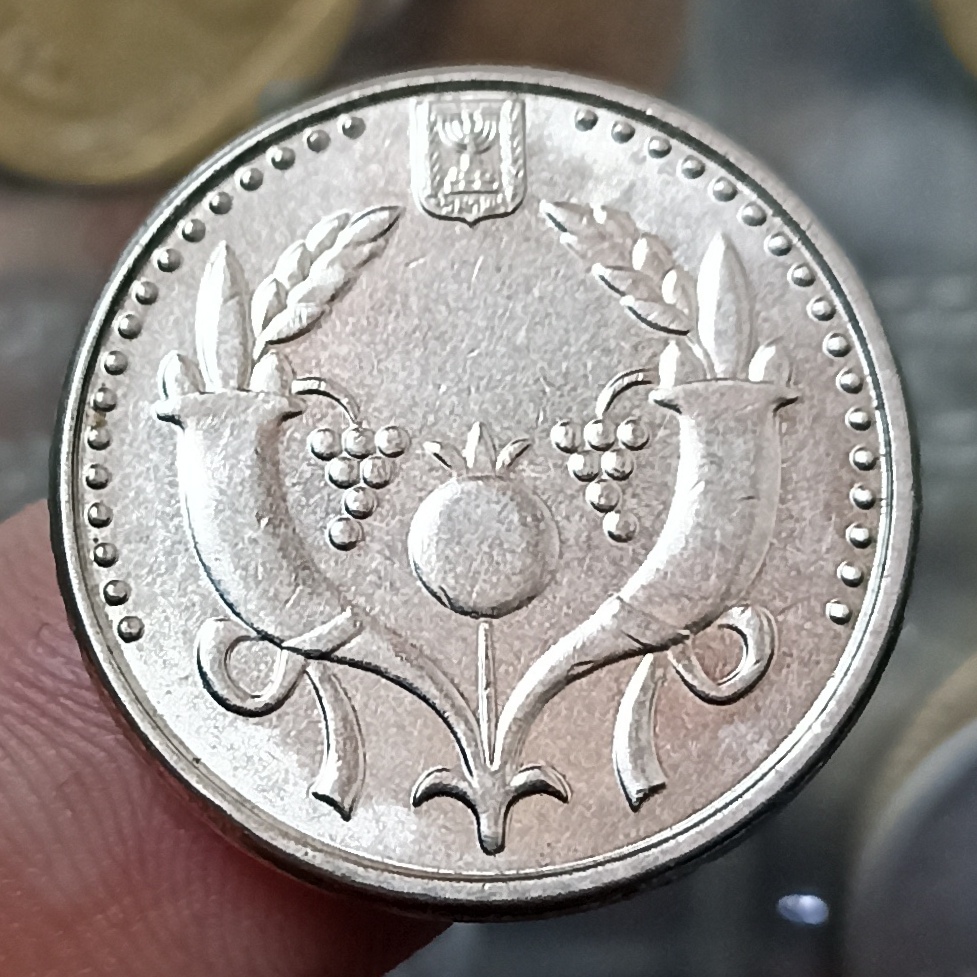 Koin Kuno Asing Israel 2 New Sheqalim