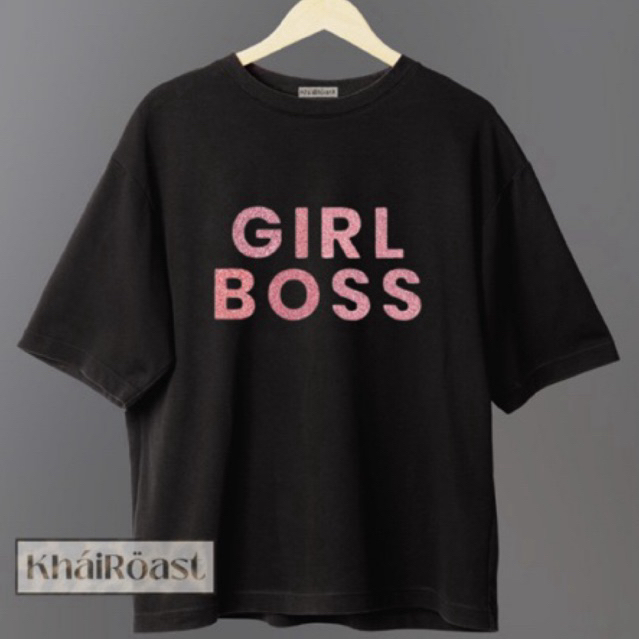 Kaos Girl Boss | Tshirt Girl Boss | Baju Lengan Pendek Wanita | 100% Cotton Combed