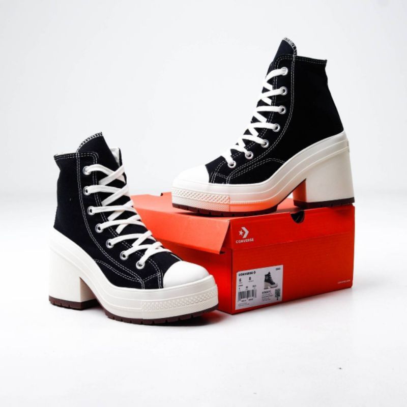 ( FKSNKRS ) Sepatu Converse Chuck 70 De Luxe Heel Black Converse Chuck 70 De Luxe Heel White