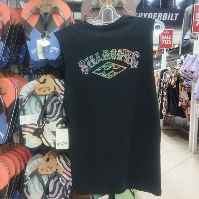 kaos singlet billabong arch wave muscle original