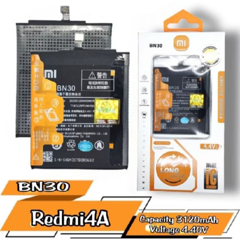 BATERAI BATTREY ORIGINAL XIAOMI REDMI 4A  / BN4A / BATERAI BATRE