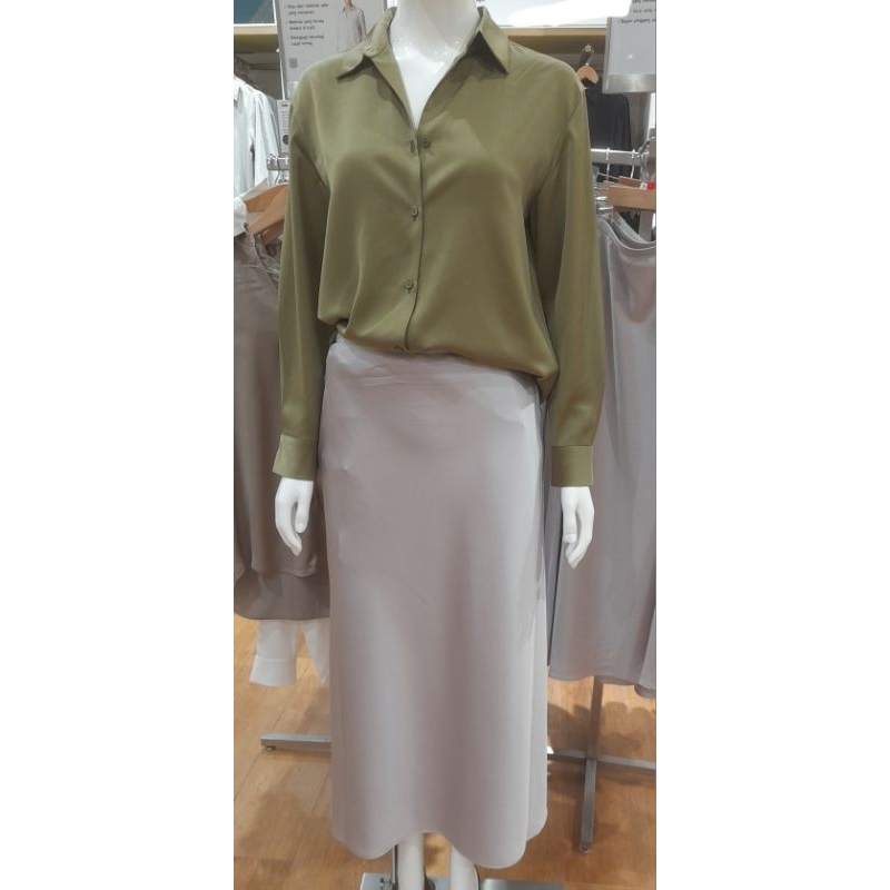 Rok Satin/ Rok Wanita Satin/ Rok Satin Uniq