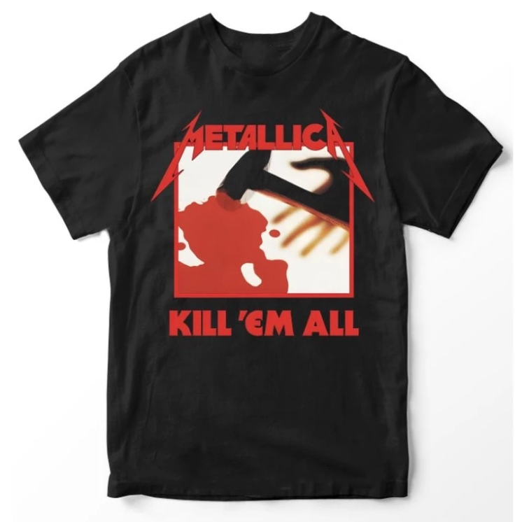 kaos METALLICA Kill them all tshirt metallica kaos band metallica and justice enter sandman tee