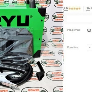 

Travo Las RYU RII 400A 380V Welding Inverter Trafo Las 3 phase IGBT MMA