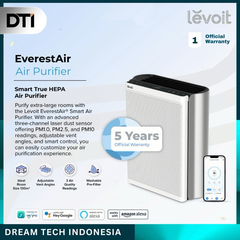 Levoit EverestAir Smart Air Purifier Air Purifier Ruangan
