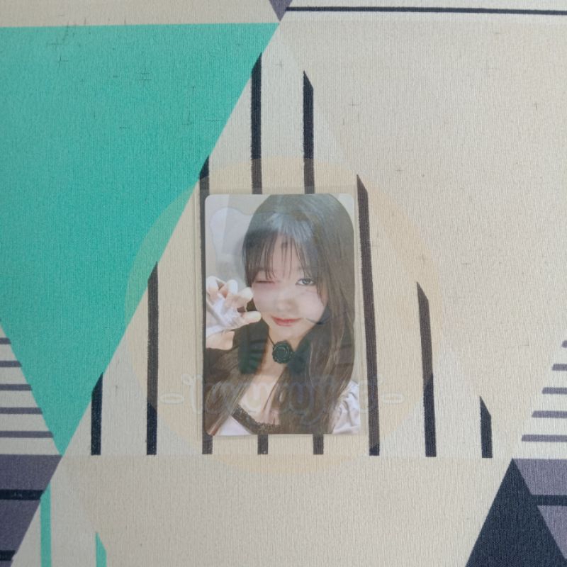 (BACA DESK) Photocard wonyoung ive switch sound wave LD