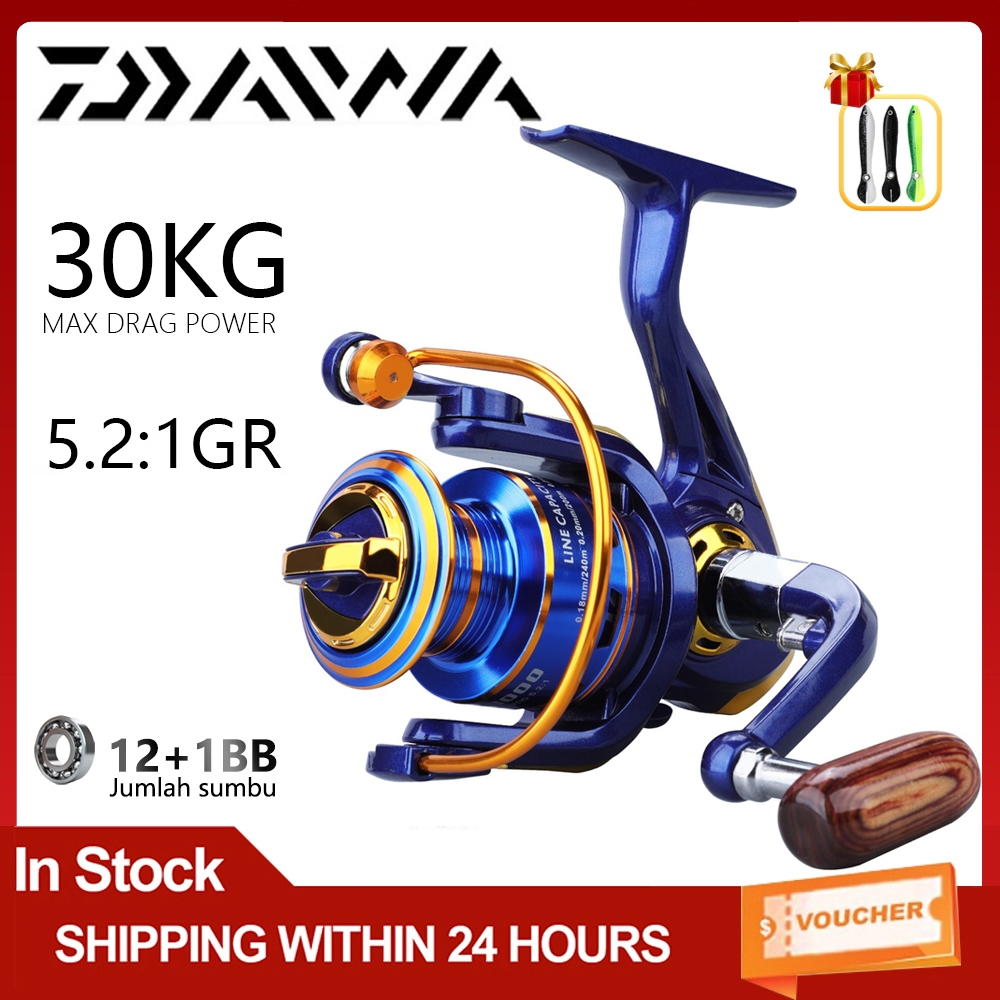 [COD&Ready] Daiwa Reel Pancing Tahan Air 27kg HE500-7000/ Reel Pancing Murah Kuat Power Handle/ Reel