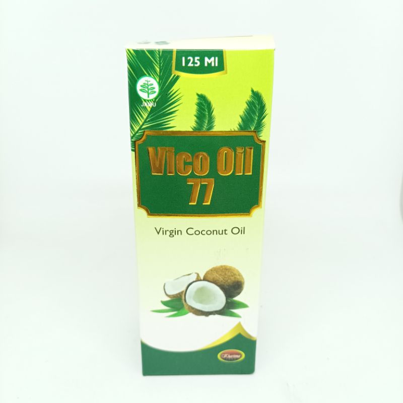 

VCO VICO OIL 77 125 ML / VIRGIN COCONUT OIL / MINYAK KELAPA MURNI