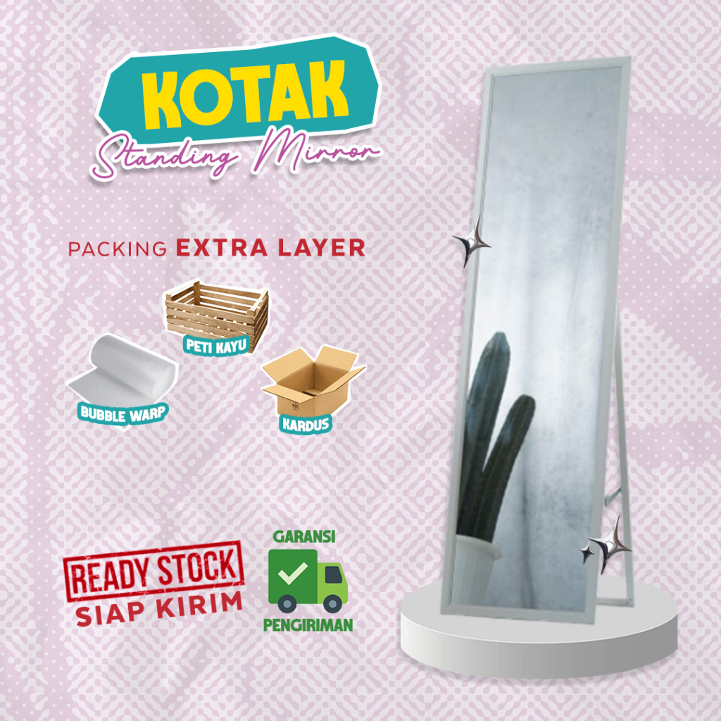 STANDING MIRROR AESTHETIC / KACA BERDIRI | STANDING MIRROR MURAH