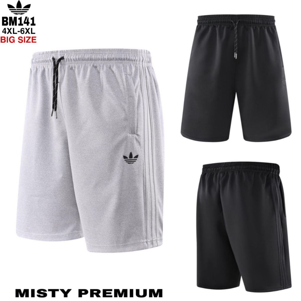 CELANA PENDEK PRIA JUMBO BIG SIZE CELANA OLAHRAGA PRIA CELANA RUNNING GYM FITNESS POLIESTER IMPORT