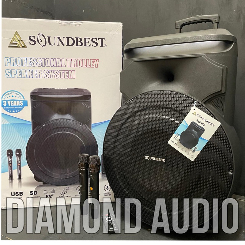 speaker portable soundbest brx18 original 18 inch bluetooth Soundbest BRX 18