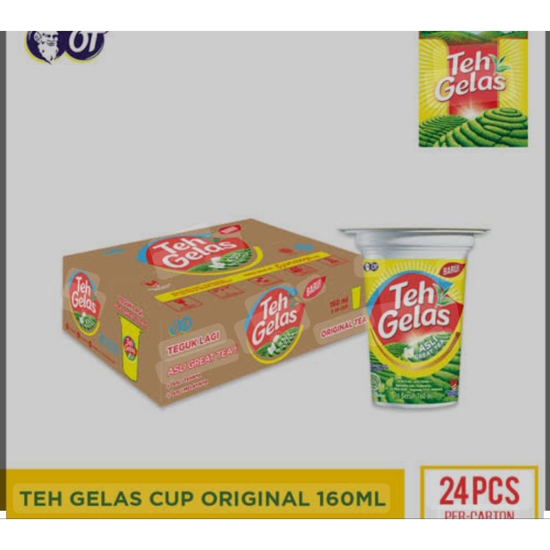 

Teh gelas 1 Dus isi 24pcs