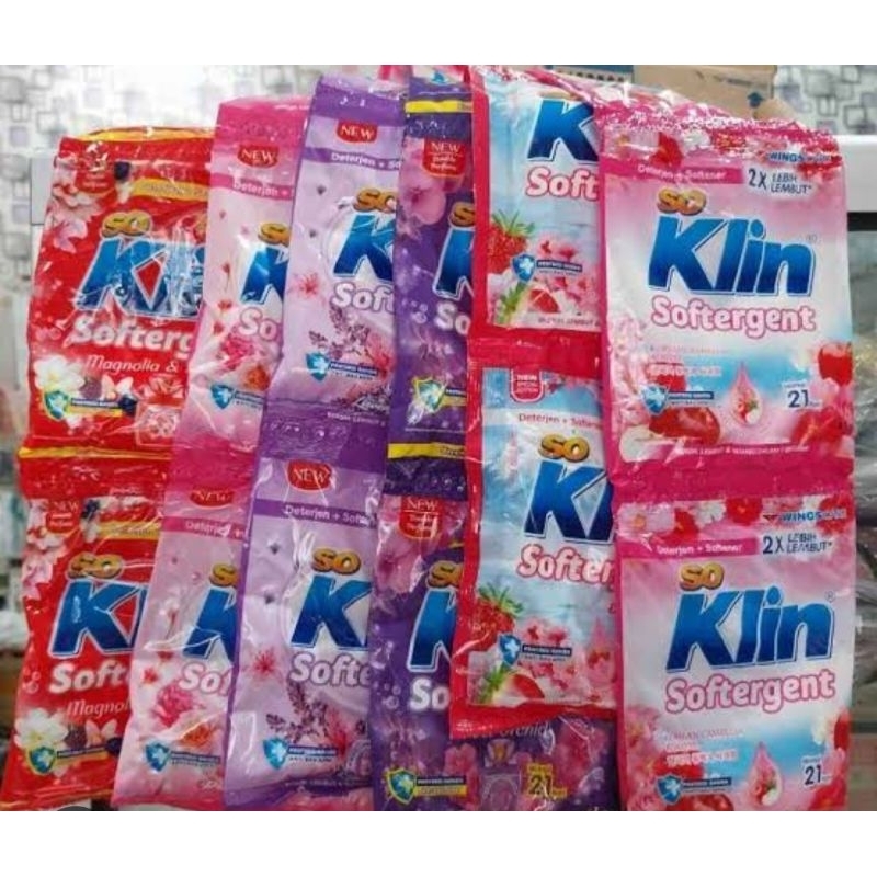 Soklin deterjen bubuk / Soklin Softener / Soklin bubuk PK / Soklin renceng