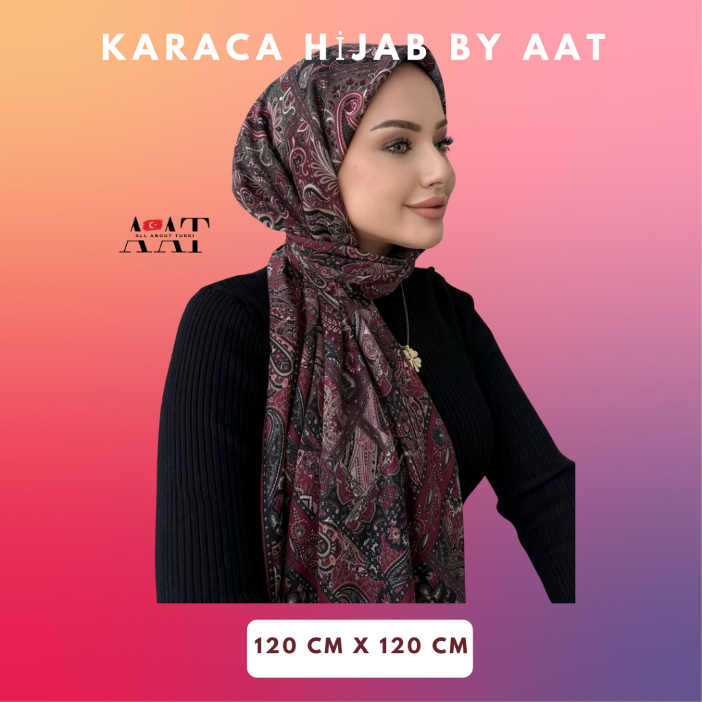 HIJAB TURKI BY KARACA MOTIF OTENTIC 🇹🇷