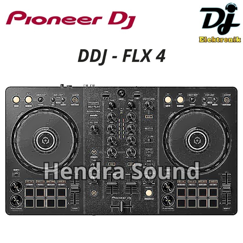 PIONEER DJ ● DDJ FLX 4 / DDJ FLX4 - Alat DJ