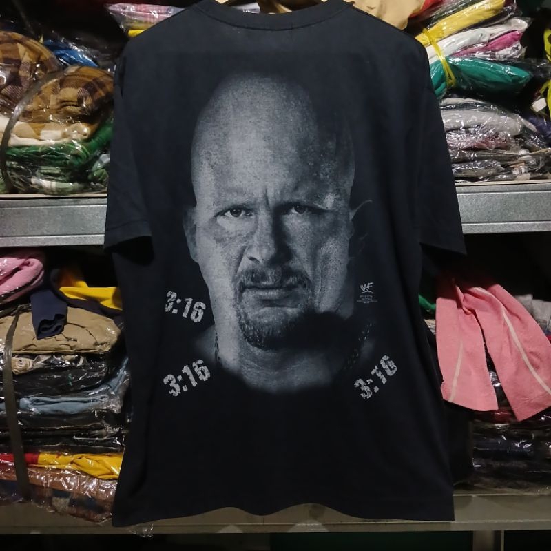 kaos vintage wwe stone cold big face SCU