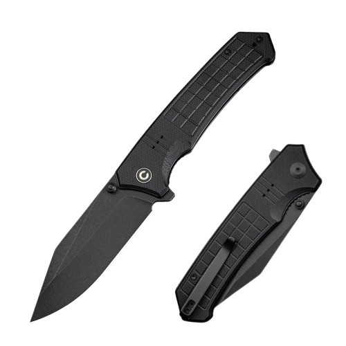 CIVIVI Tacticorix Flipper & Thumb Stud Knife G10 Handle (3.7" Nitro-V Blade) C23055-1