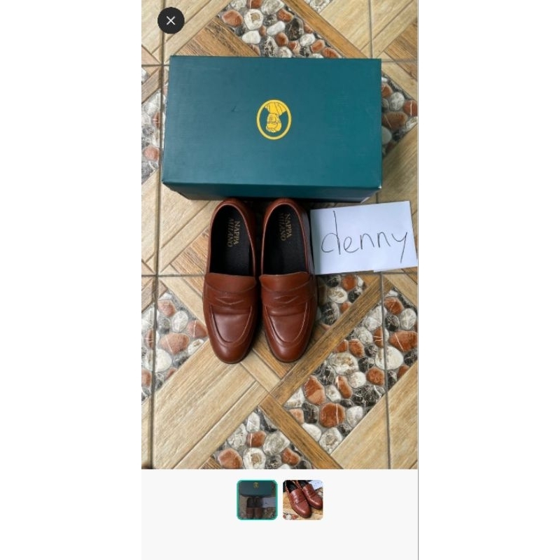 Nappa Milano Penny Loafers size 39